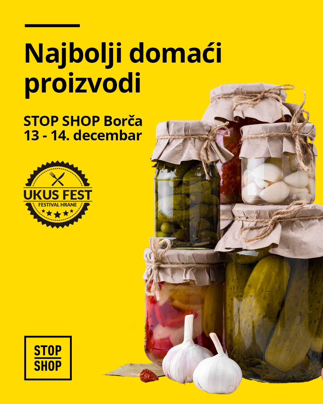Stop Shop Ukus fest